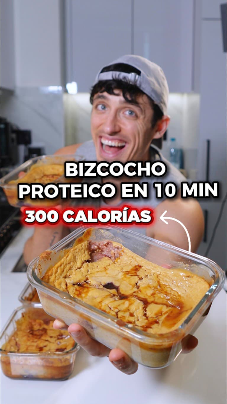 Bizcocho proteico