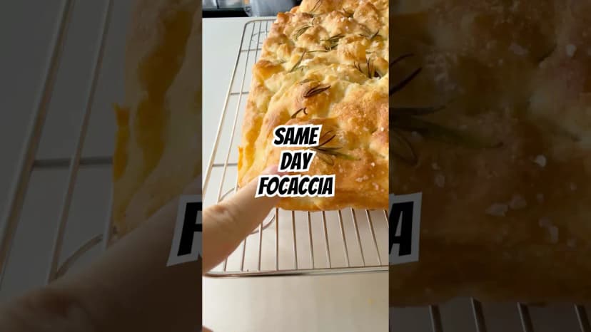 Same Day Focaccia