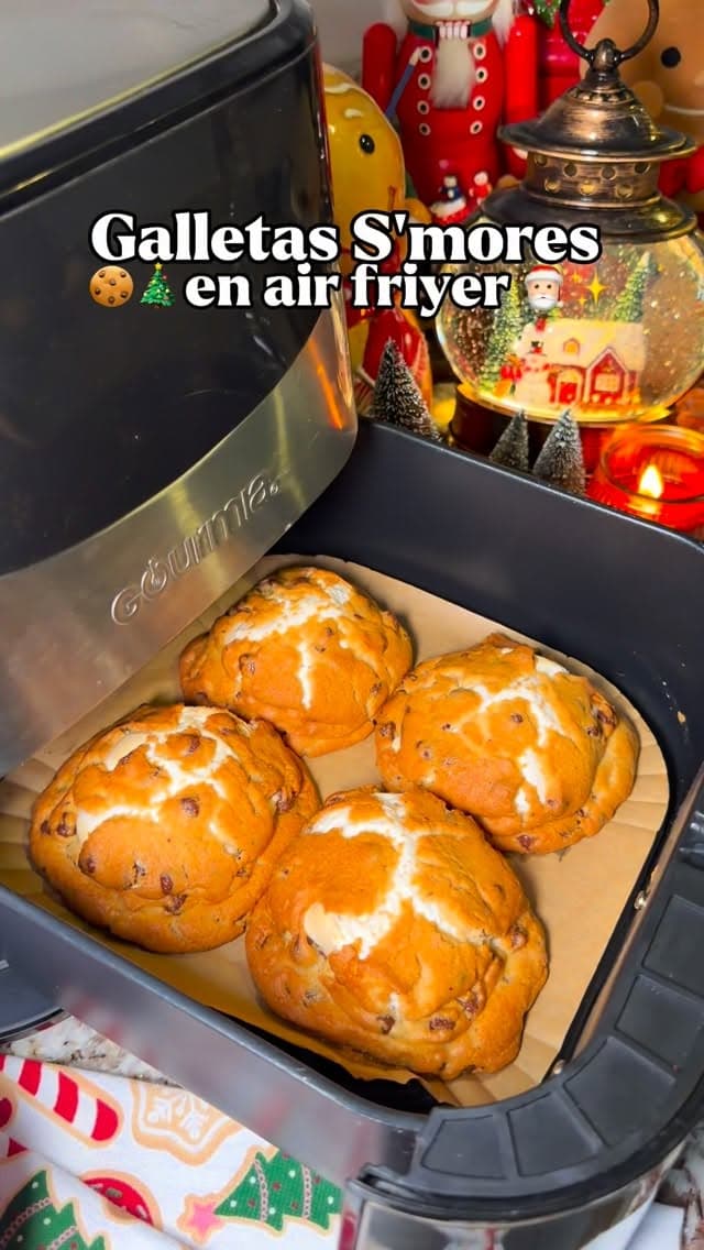 Galletas S'mores en Air Fryer