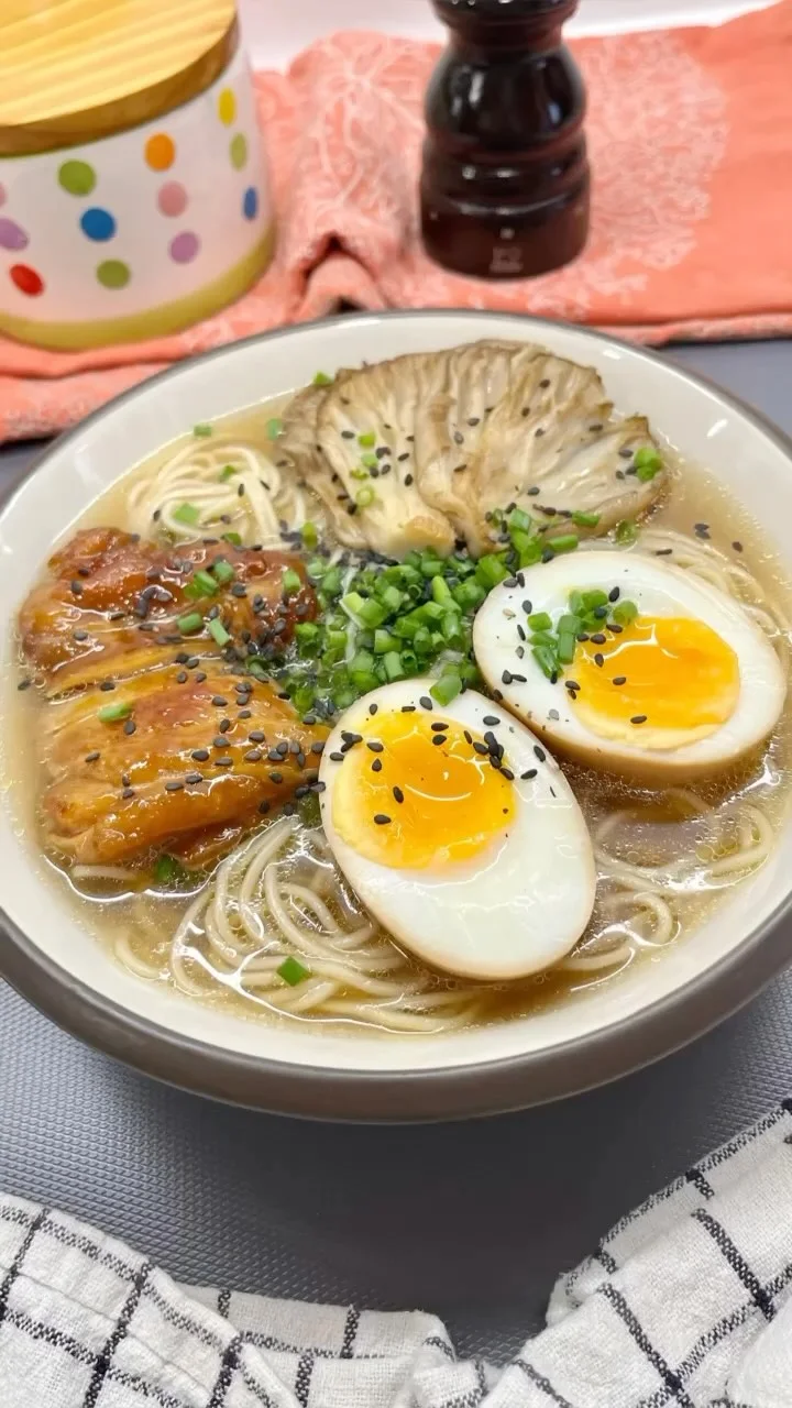 Homemade ramen
