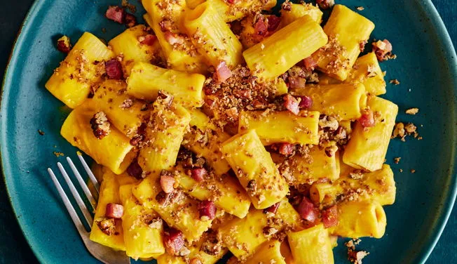 Pâtes crémeuses à la citrouille
