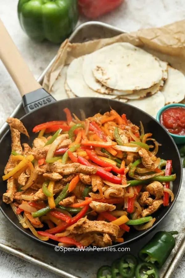 Easy Chicken Fajitas