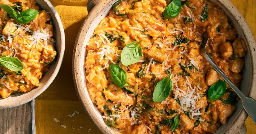 Marry me chicken & orzo