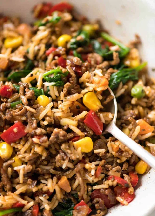 Beef and Rice with Veggies