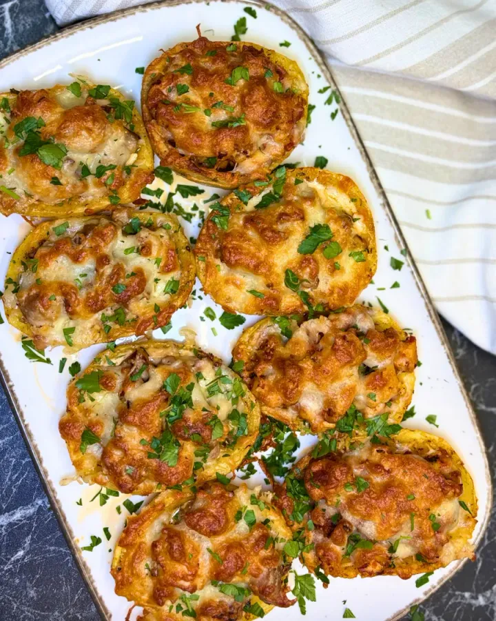 Easy Stuffed Potatoes Recipe with Chicken